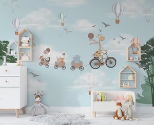 Giraffe Cradle Wallpaper M2