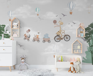 Giraffe Cradle Wallpaper M2