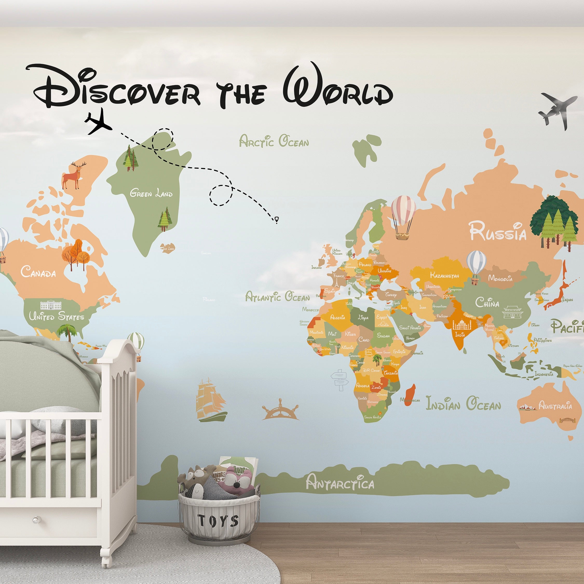 World Map Wallpaper M2