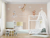 Giraffe With Teddy Wallpaper M2